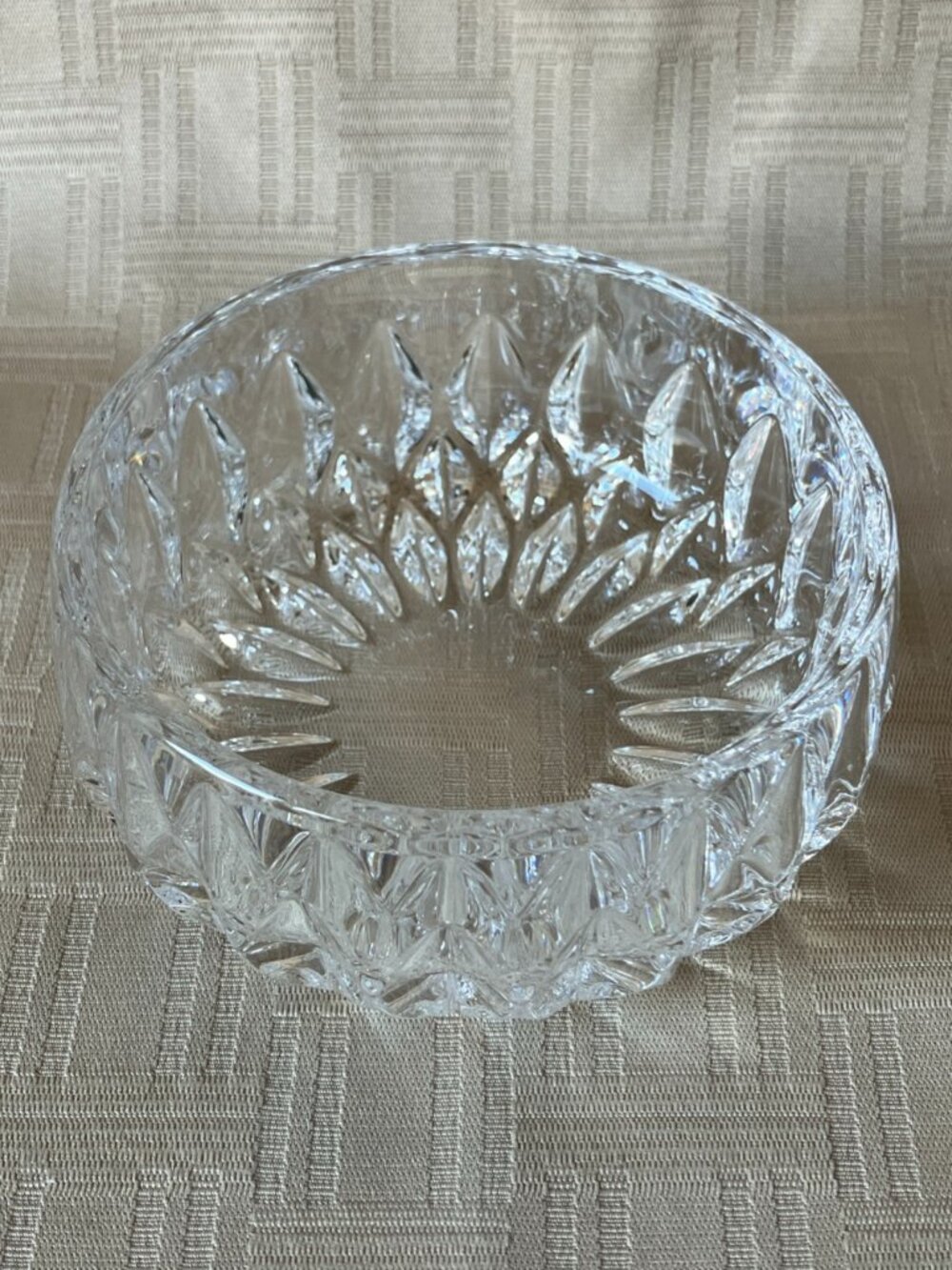 Vintage GORHAM Lead Crystal Althea 4"w x 2"h Full Candy Nut Bowl